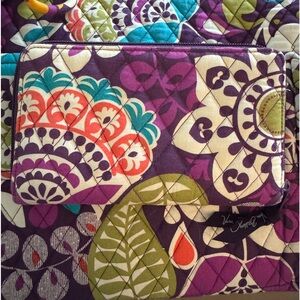 Plum crazy zip wallet Vera Bradley